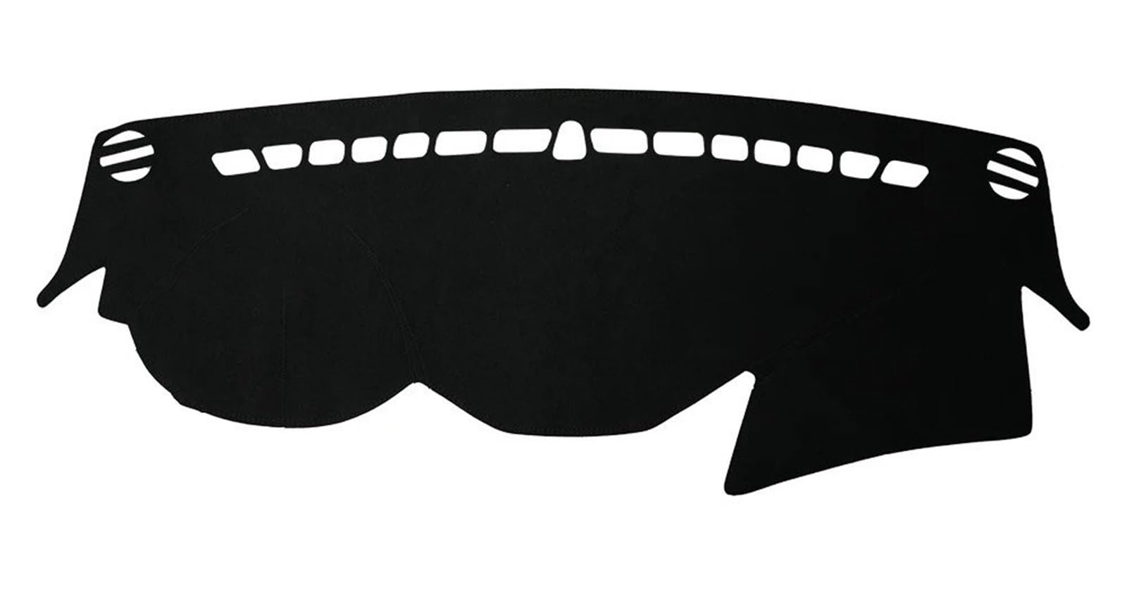 Armaturenbrett-Matte Für Hyundai Für Sonata I45 2010 2011 2012 2013 2014 LHD Dash Matte Sonnenschutz Anti-Uv Teppiche Auto Zubehör Dashboard Abdeckung Armaturenbrettmatte(Black Suede) von TjOta