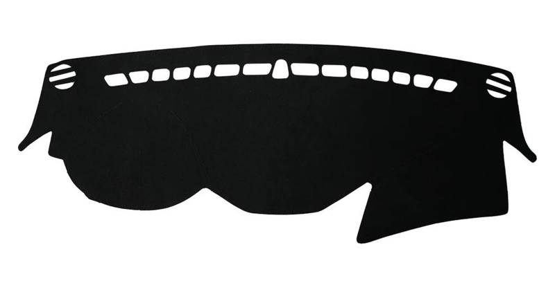 Armaturenbrett-Matte Für Hyundai Für Sonata I45 2010 2011 2012 2013 2014 LHD Dash Matte Sonnenschutz Anti-Uv Teppiche Auto Zubehör Dashboard Abdeckung Armaturenbrettmatte(Black Suede) von TjOta