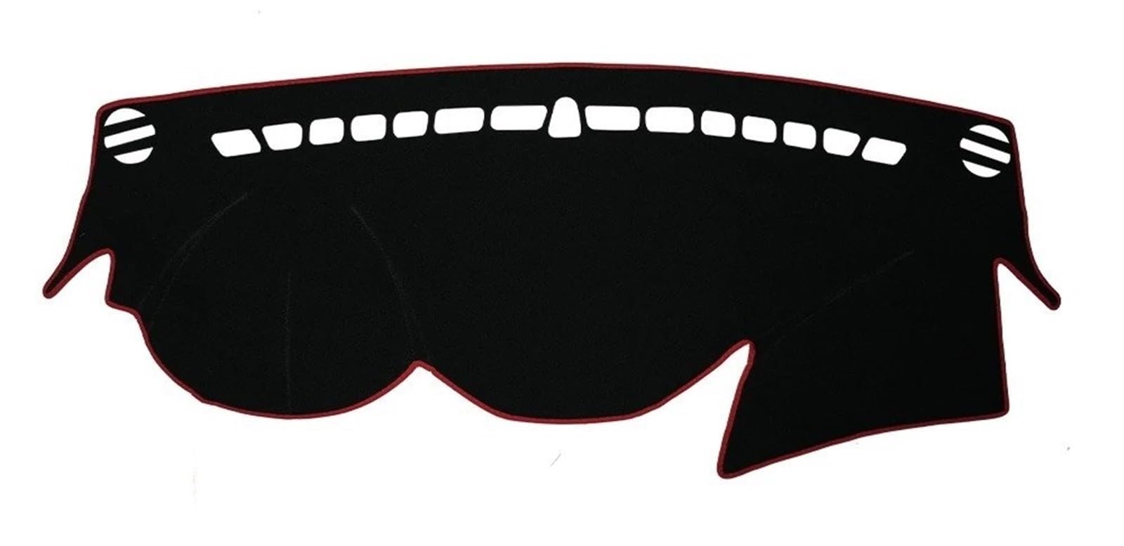 Armaturenbrett-Matte Für Hyundai Für Sonata I45 2010 2011 2012 2013 2014 LHD Dash Matte Sonnenschutz Anti-Uv Teppiche Auto Zubehör Dashboard Abdeckung Armaturenbrettmatte(Red Polyester) von TjOta