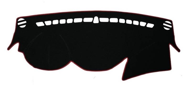 Armaturenbrett-Matte Für Hyundai Für Sonata I45 2010 2011 2012 2013 2014 LHD Dash Matte Sonnenschutz Anti-Uv Teppiche Auto Zubehör Dashboard Abdeckung Armaturenbrettmatte(Red Polyester) von TjOta