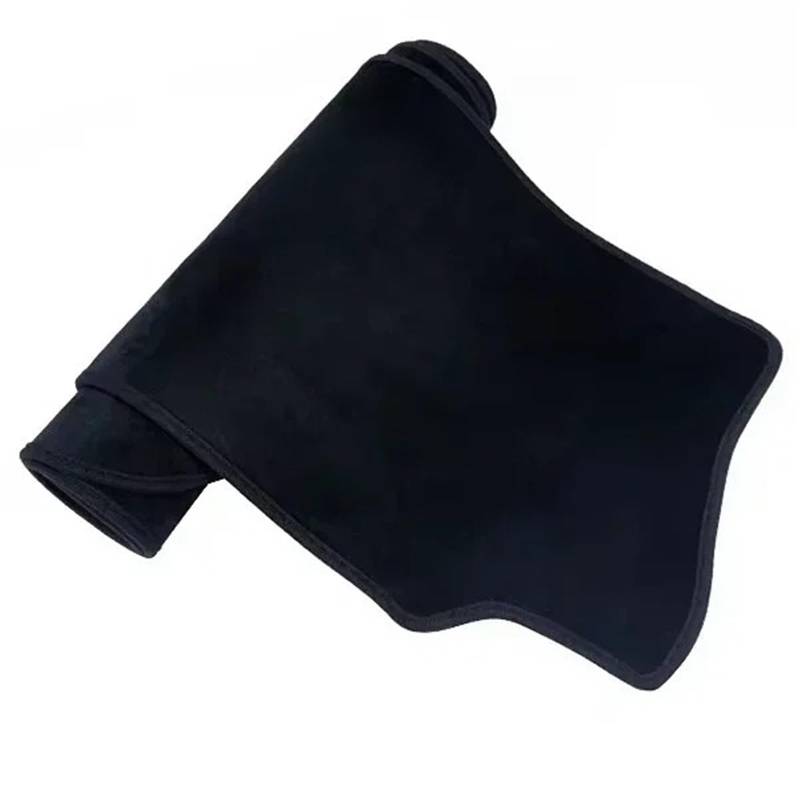 Armaturenbrett-Matte Für Kia Für Sorento 2021 2022 Auto Dashboard Abdeckung Matten Sonnenschutz Vermeiden Licht Pads Instrument Panel Teppiche Auto Zubehör Armaturenbrettmatte(Flannel Black,RHD) von TjOta