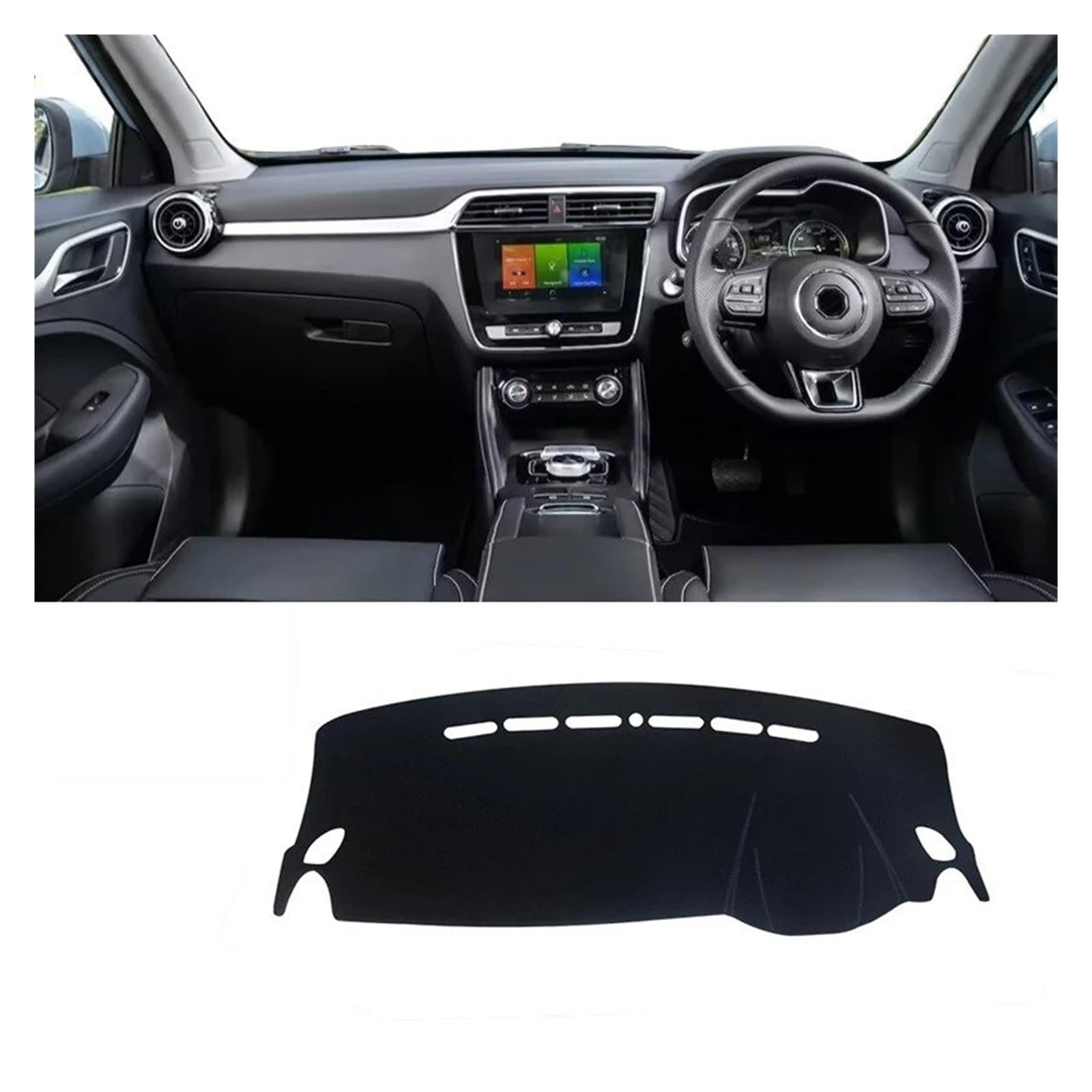 Armaturenbrett-Matte Für MG Für ZS Für EZS 2017 2018 2019 2020 2021 2022 Auto Dashboard Vermeiden Licht Pad Instrument Plattform Schreibtisch Abdeckung Matte Teppiche Armaturenbrettmatte(A Black Side Armaturenbrett-Matte Für MG Für ZS Für EZS 2017 2018 2019 2020 2021 2022 Auto Dashboard Vermeiden Licht Pad Instrument Plattform Schreibtisch Abdeckung Matte Teppiche Armaturenbrettmatte(A Black Side von TjOta