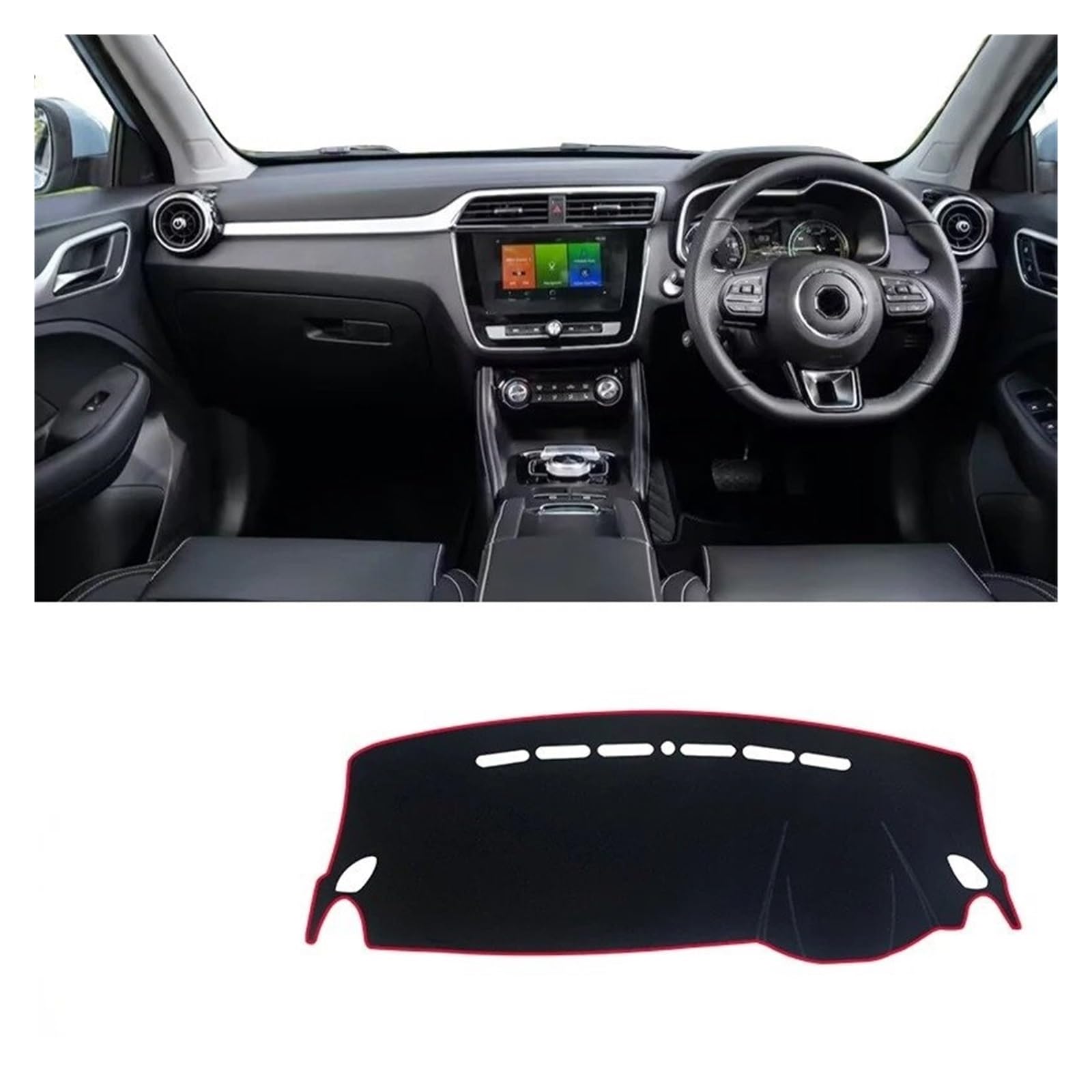 Armaturenbrett-Matte Für MG Für ZS Für EZS 2017 2018 2019 2020 2021 2022 Auto Dashboard Vermeiden Licht Pad Instrument Plattform Schreibtisch Abdeckung Matte Teppiche Armaturenbrettmatte(A Red Side RH Armaturenbrett-Matte Für MG Für ZS Für EZS 2017 2018 2019 2020 2021 2022 Auto Dashboard Vermeiden Licht Pad Instrument Plattform Schreibtisch Abdeckung Matte Teppiche Armaturenbrettmatte(A Red Side RH von TjOta