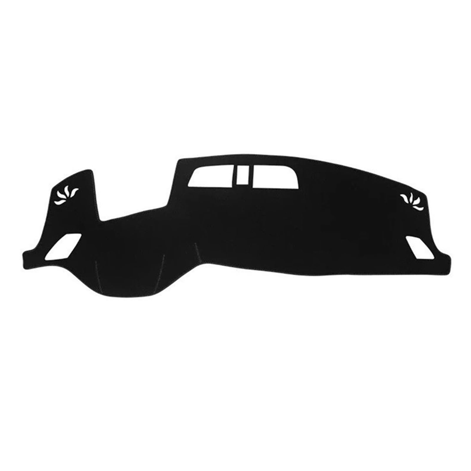 Armaturenbrett-Matte Für Mitsubishi Für Outlander IV 4 MK4 2022 2023 2024 Auto Dashboard Abdeckung Dash Matte Sonnenschutz Nicht-Slip Pad Innen Zubehör Armaturenbrettmatte(A Style Black Side) von TjOta