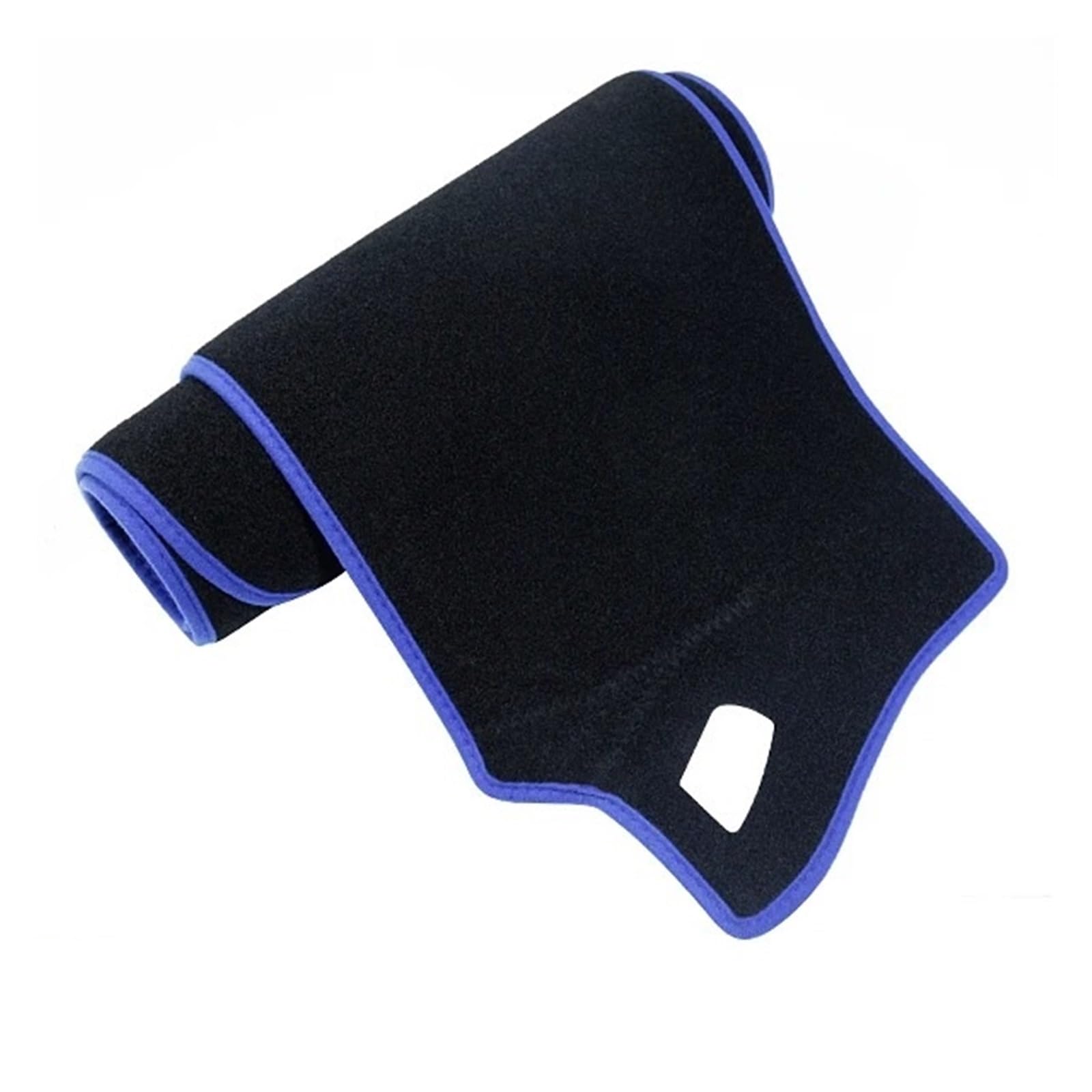 Armaturenbrett-Matte Für Nissan Für Juke F15 2011-2019 Dashboard Abdeckung Dash Matte Pads Sonnenschirm Kissen Sonnenblende Sonnenschirm Teppich Zubehör Armaturenbrettmatte(Blue Edge) von TjOta
