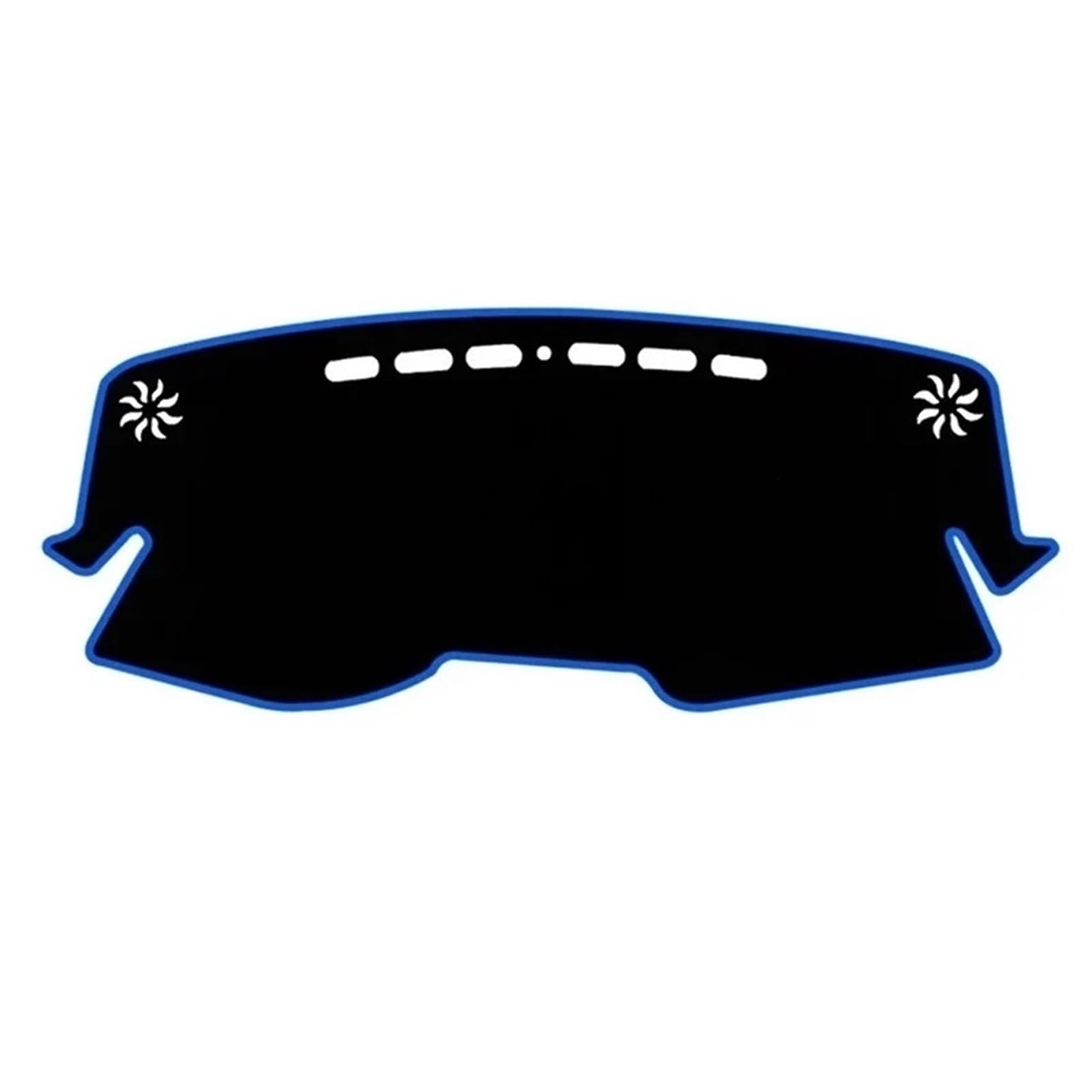 Armaturenbrett-Matte Für Toyota Für C-HR Für CHR 2016 2017 2018 2019 2020 2021 2022 2023 Auto Dashboard Abdeckung Dash Matte Sonnenschutz Nicht-Slip Pad Armaturenbrettmatte(A LHD Blue Side) von TjOta