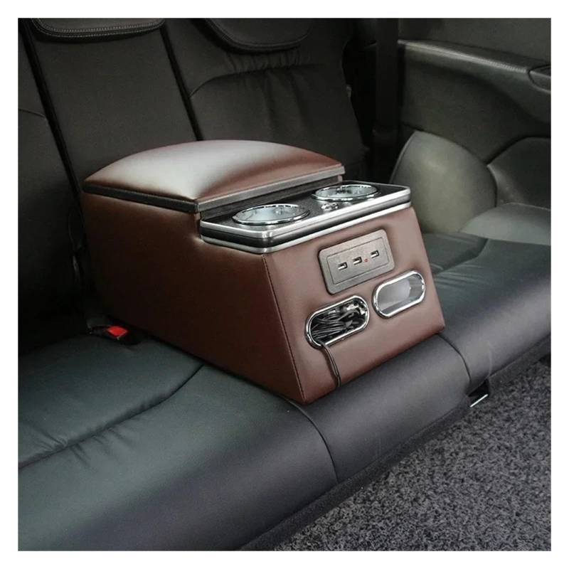 Armlehnenbox FÜR Ford FÜR Transit 2013-2020 Reihe Vorne Reling Box Set Allgemeine Business Armlehne Zentrale Shop Business Auto Mobile Mittelarmlehne(2 - B-Brown) von TjOta