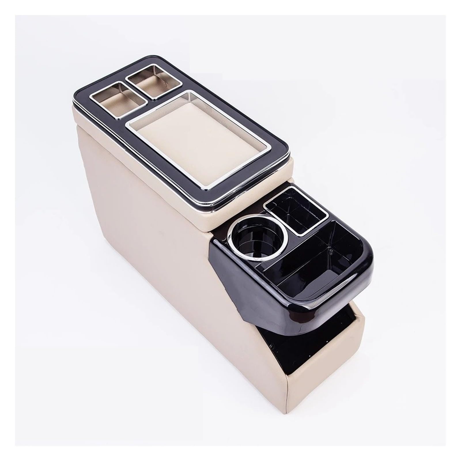 Armlehnenbox FÜR Nissan FÜR Serena FÜR Elgrand E51 C25 C26 C27 Reihe Vorne Reling Box Set Allgemeine Business Armlehne Zentrale Shop Auto Mobile Ladung Mittelarmlehne(1TH Beige) von TjOta