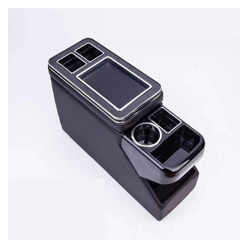 Armlehnenbox FÜR Nissan FÜR Serena FÜR Elgrand E51 C25 C26 C27 Reihe Vorne Reling Box Set Allgemeine Business Armlehne Zentrale Shop Auto Mobile Ladung Mittelarmlehne(1TH Black) von TjOta