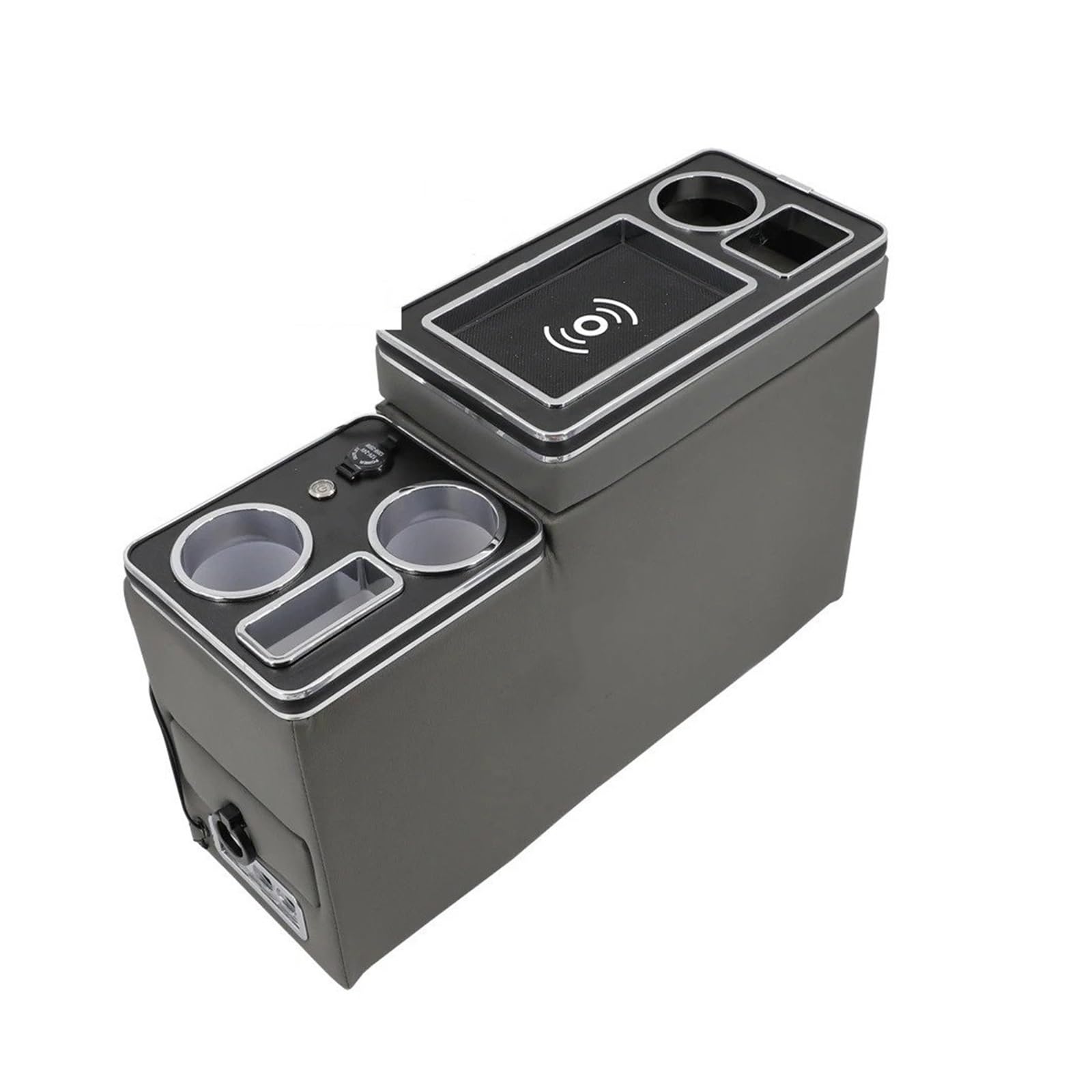 Armlehnenbox FÜR Nissan FÜR Serena FÜR Elgrand E51 C25 C26 C27 Reihe Vorne Reling Box Set Allgemeine Business Armlehne Zentrale Shop Auto Mobile Ladung Mittelarmlehne(5TH Gray) von TjOta
