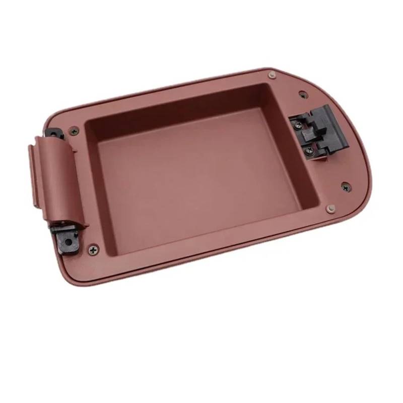 Armlehnenbox Für BYD L3 F3 Zentrale Lagerung Box Obere Abdeckung Handschuh Box Abdeckung Scharnier Schalter Armlehne Box Obere Abdeckung Mittelarmlehne(Red-Brown) von TjOta