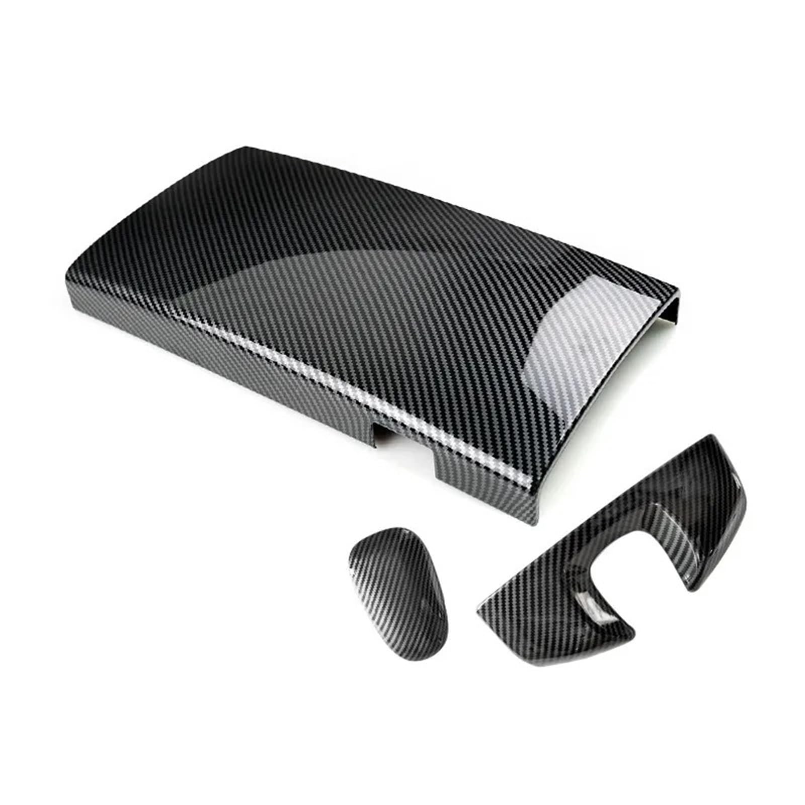 Armlehnenbox Für Benz S-Klasse W221 2008–2012 W222 2014–2019 Mittelkonsole Armlehne Box Telefonabdeckung Wählscheibengehäuse ABS-Kohlefasermuster Mittelarmlehne(C) von TjOta