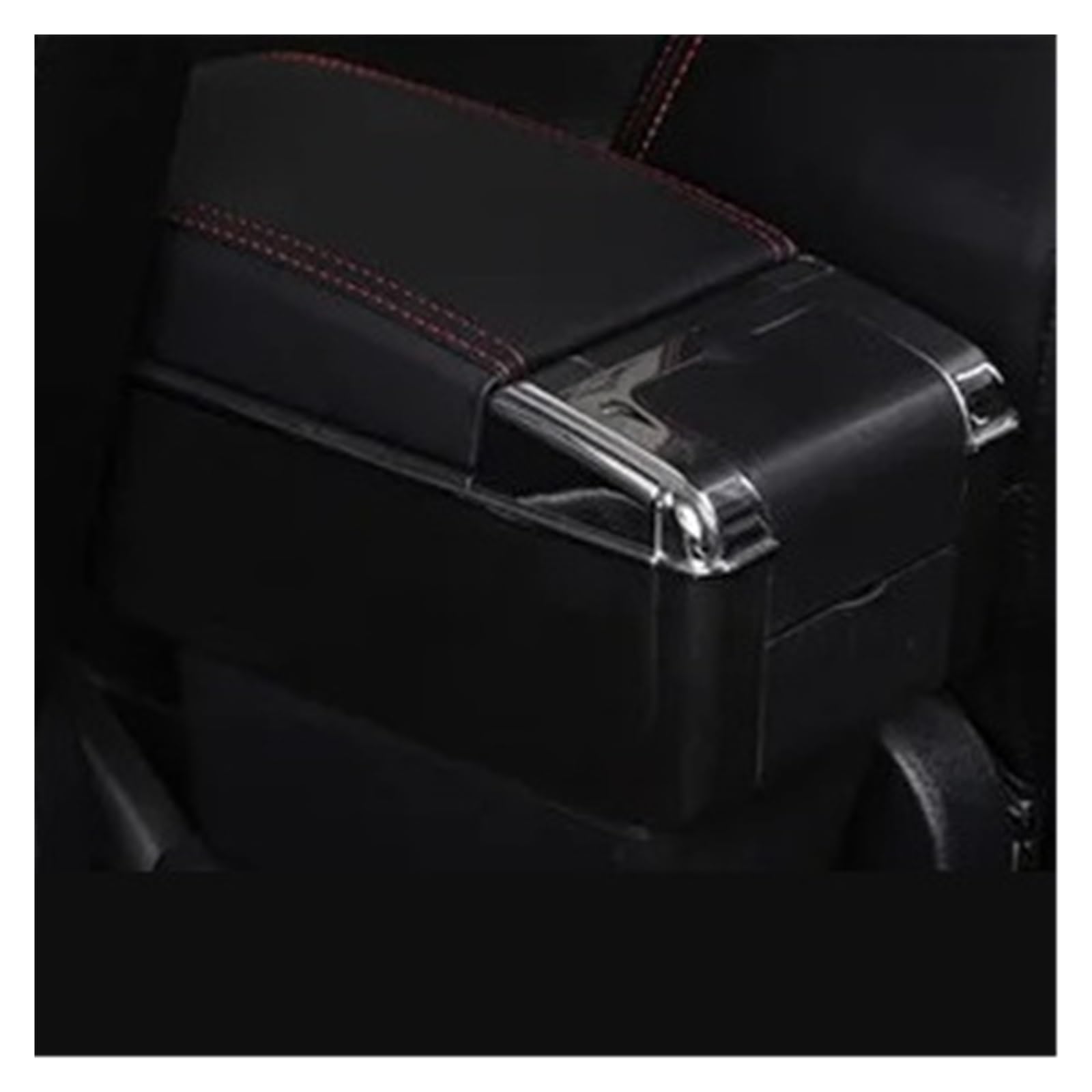 Armlehnenbox Für Chevrolet Für Aveo Für Sonic Für Lova T250 T300 2011-2019 Armlehne Auto Mittelkonsole Aufbewahrungsbox Getränkehalter Auto-Styling-Zubehör Mittelarmlehne(B-Black red line) von TjOta