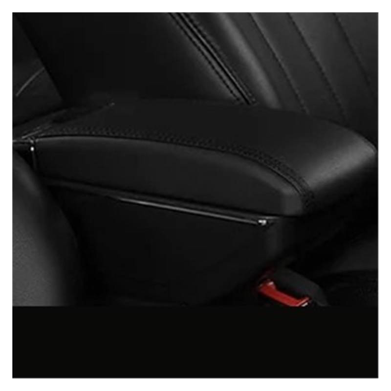 Armlehnenbox Für Chevrolet Für Cobalt Armlehne Box Zentrale Speicher Inhalt Tasse Halter Innen Auto-Styling Produkte Zubehör Mittelarmlehne(Double All Black) von TjOta