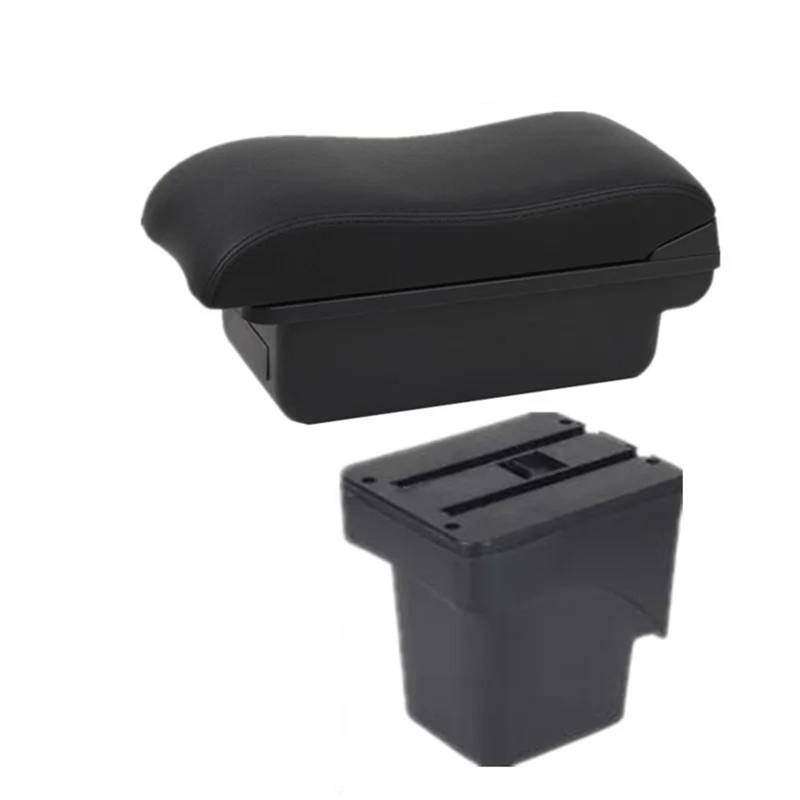 Armlehnenbox Für Ford Für Focus 2 Mk2 2005 2006 2007 2008 2009 2010 2011 Autoarmlehnenbox Aufbewahrungsbox Autozubehör Armlehnenbox Mittelarmlehne(A2 Black line No USB) von TjOta