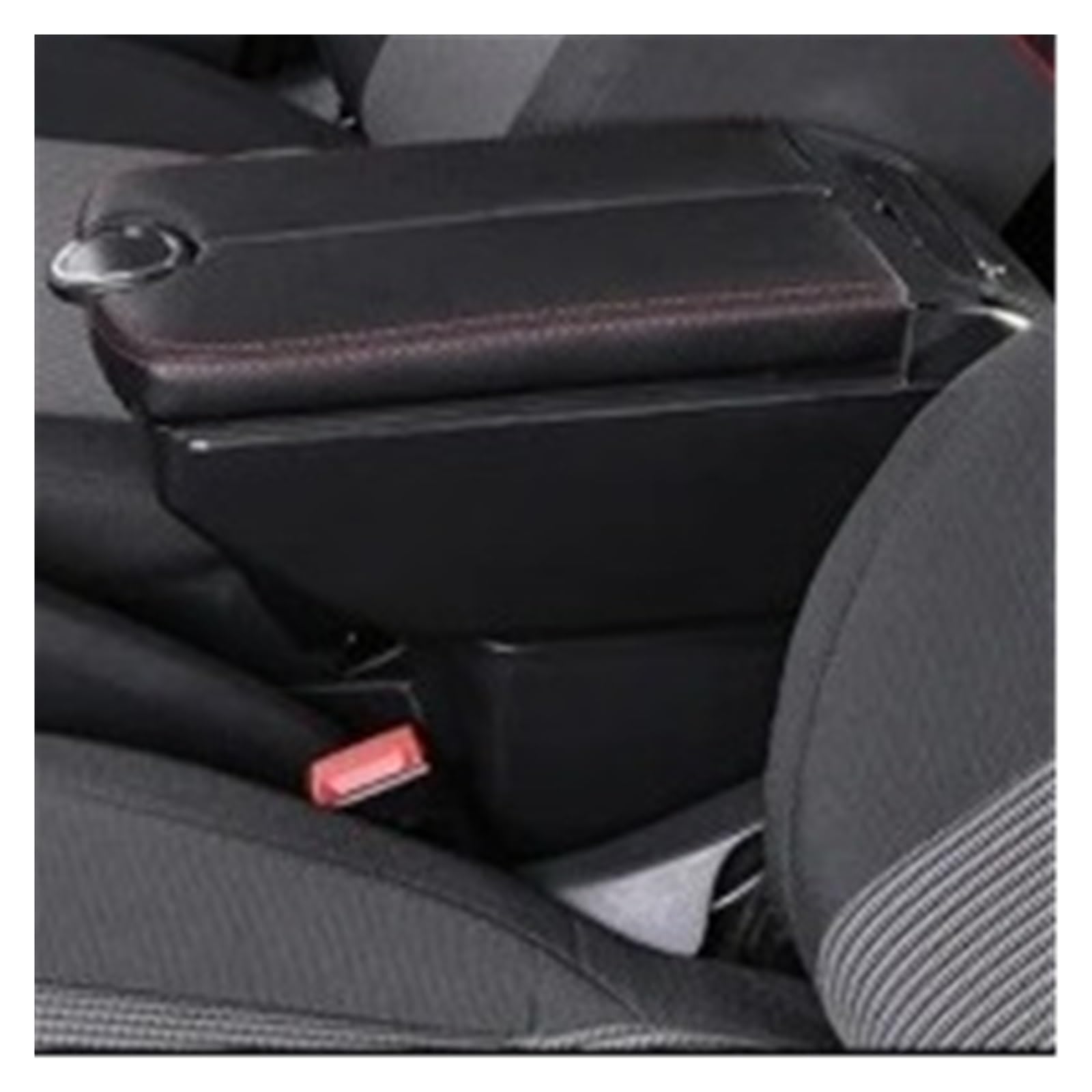Armlehnenbox Für Golf 6 5 Mk6 Armlehnenbox Doppeltüren Öffnen 7USB-Schnittstelle Mittelkonsole Aufbewahrungsbox Für Armlehne Autozubehör Armlehnen Mittelarmlehne(B-Black red line) von TjOta