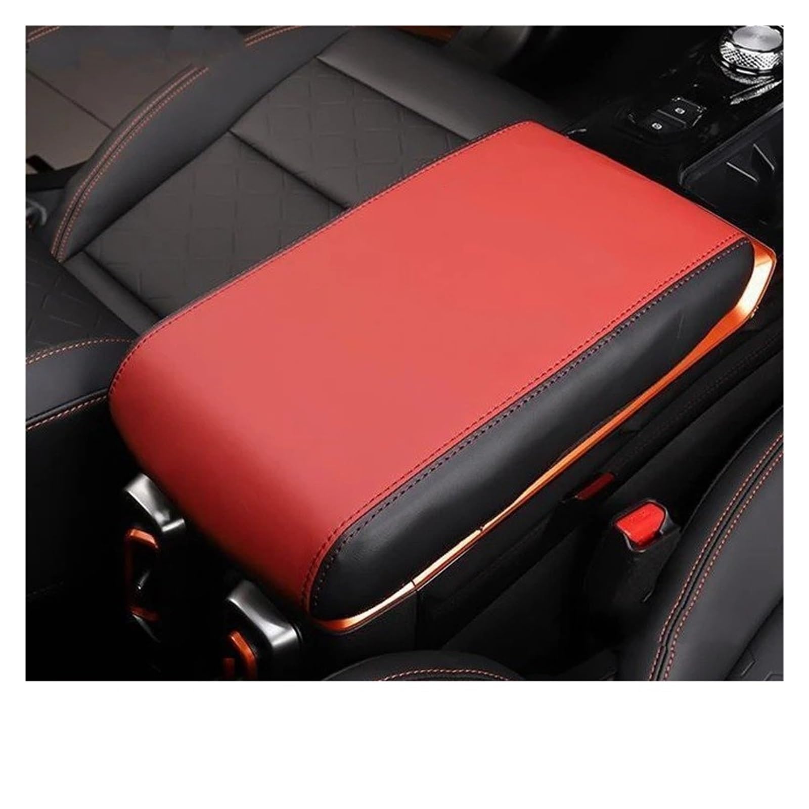 Armlehnenbox Für Great Für Wall Für Haval Für Dargo Für Big Für Dog Zentrale Aufbewahrungsbox Armlehne Für Smart Cover Spezielle Modifikation Jahreszeiten Mittelarmlehne(Red) von TjOta
