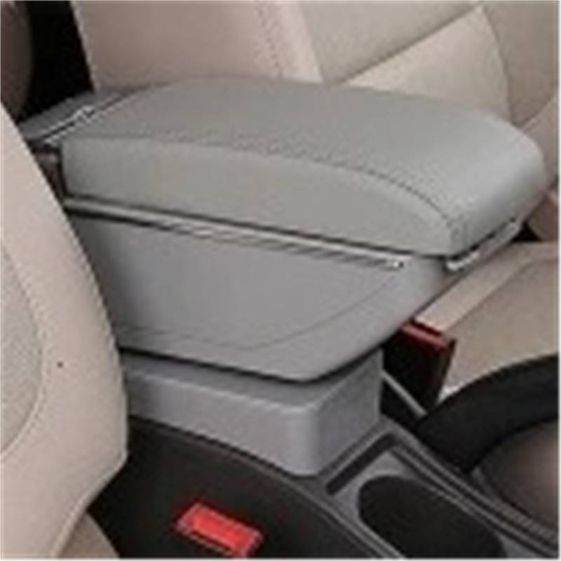 Armlehnenbox Für Hyundai Für Accent RB Für Solaris 2011-2016 2012 2013 2014 2015 Mittelkonsolen-Aufbewahrungsbox Für Armlehne Drehbare Autoarmlehne Mittelarmlehne(D-Gray) von TjOta