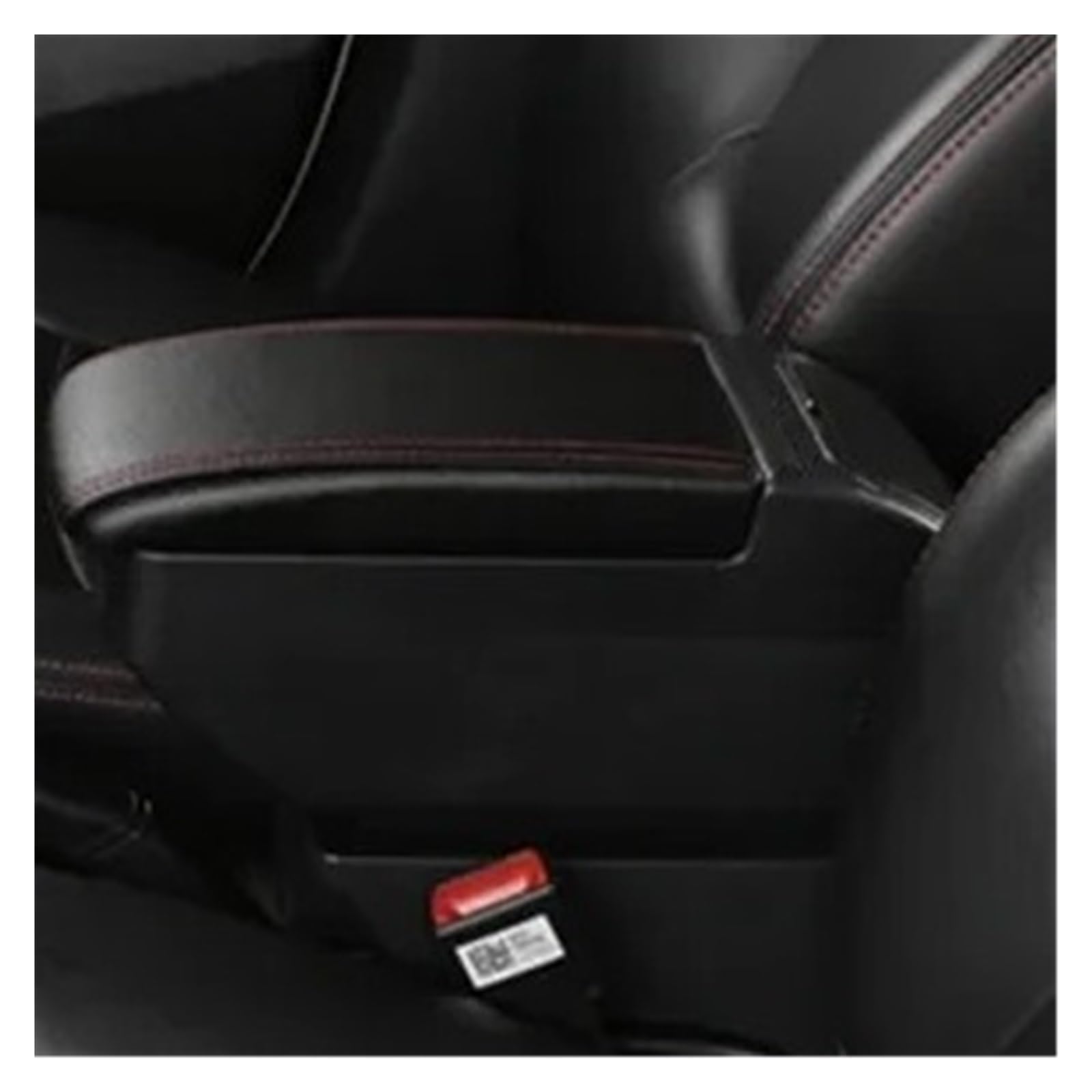 Armlehnenbox Für MINI Für Cooper R50 R52 R53 R56 R57 R58 F55 F56 F57 Für Countryman R60 F60 Mittelarmlehne Aufbewahrungsbox Modifikationszubehör Mittelarmlehne(H Black Red 4 USB) von TjOta