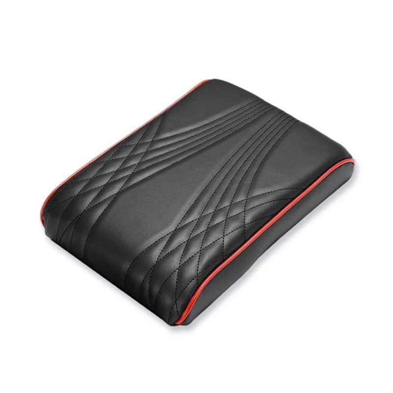Armlehnenbox Für Nissan Für Qashqai J10 J11 Auto-Armlehnenpolster Ellenbogenstütze Armlehnenmatte Auto-Mittelkonsole Höhenpolster Mit Aufbewahrungstasche Mittelarmlehne(-A-Red Edge) von TjOta