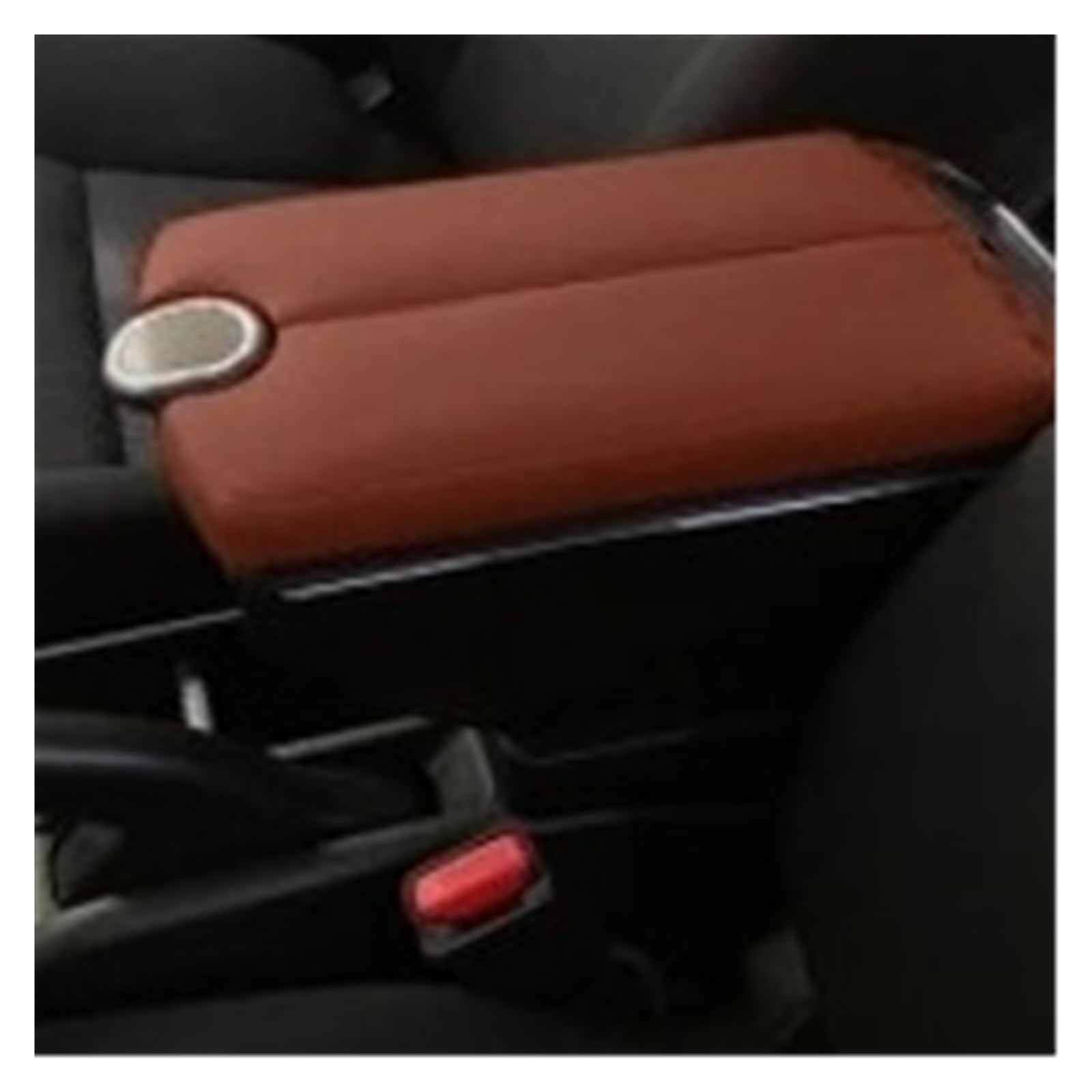 Armlehnenbox Für Opel Für Corsa D Armlehnenbox Aufbewahrung Zentralbehälter Inhalt Aufbewahren Innenausstattung Ellenbogenstütze Getränkehalter Mittelarmlehne(A-Black Brown Panel) von TjOta