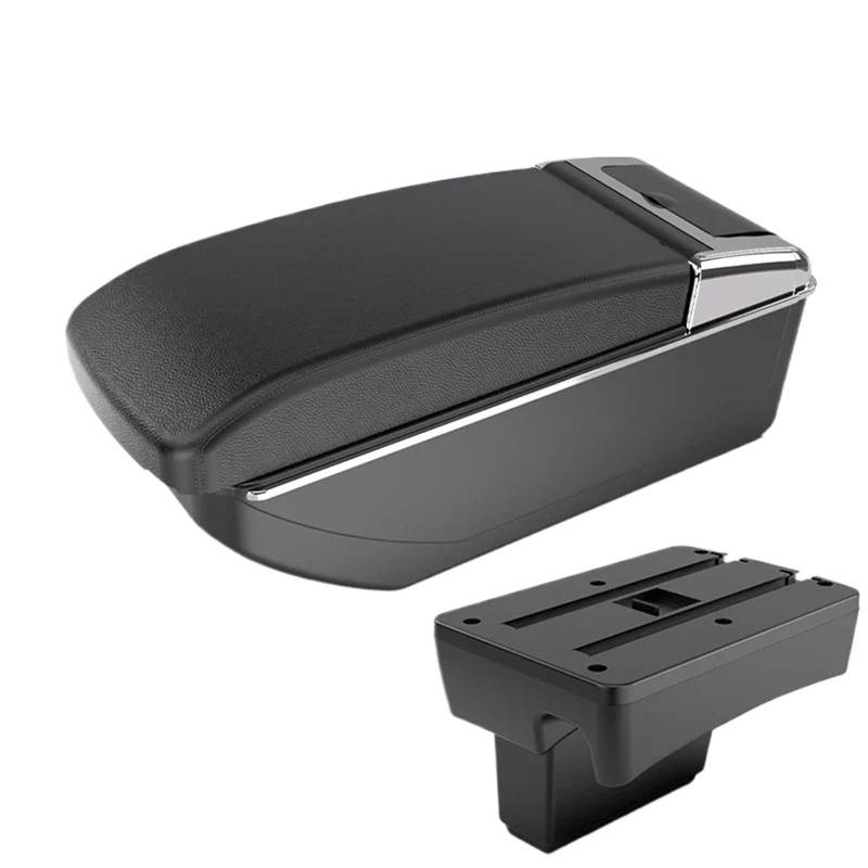 Armlehnenbox Für Peugeot 307 I 2001 2002 2003 2004 2005 2006 2007 2008 Spezielle Armlehnenbox Aufbewahrungsbox Innendetails Modifizierte Autoteile Mittelarmlehne(B2 Black line NO USB) von TjOta