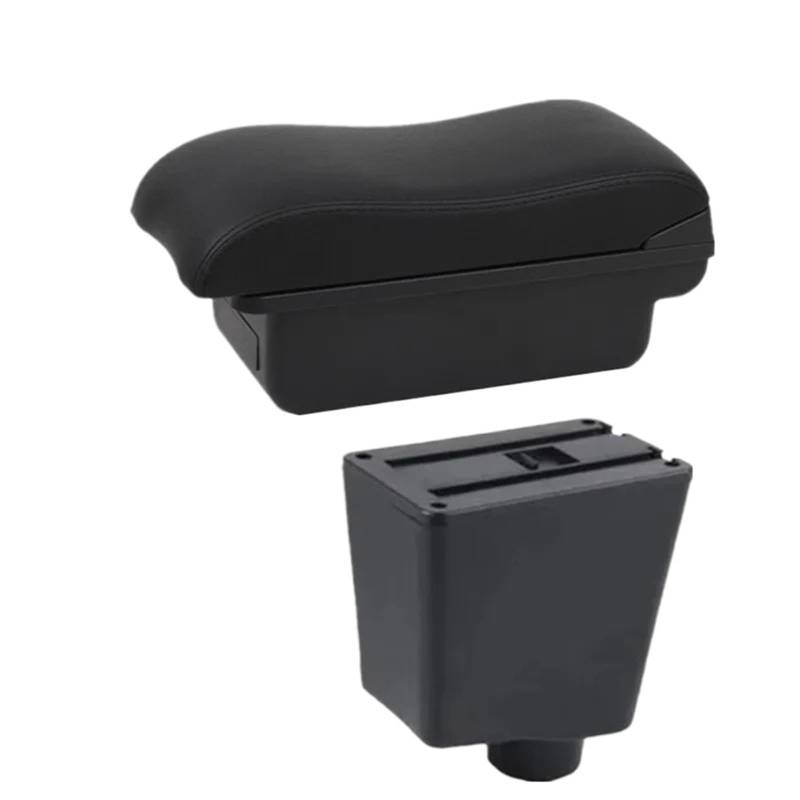 Armlehnenbox Für SEAT Für Cordoba II 2003 2004 2005 2006 2007 2008 2009 Autoarmlehnen-Aufbewahrungsbox Autozubehör Armlehnenbox Mittelarmlehne(A2 Black line No USB) von TjOta