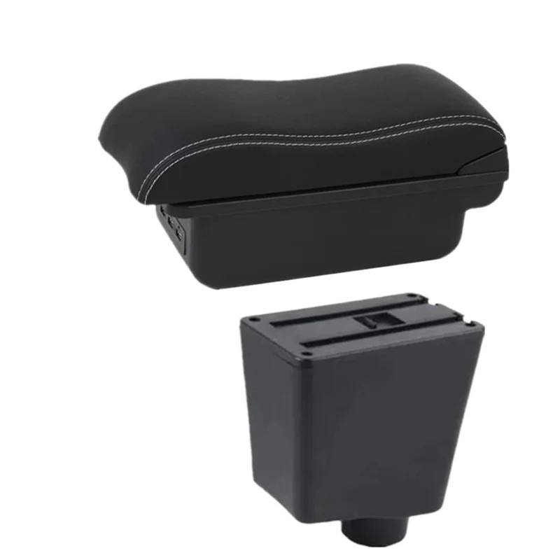 Armlehnenbox Für SEAT Für Cordoba II 2003 2004 2005 2006 2007 2008 2009 Autoarmlehnen-Aufbewahrungsbox Autozubehör Armlehnenbox Mittelarmlehne(B2 White line 3USB) von TjOta