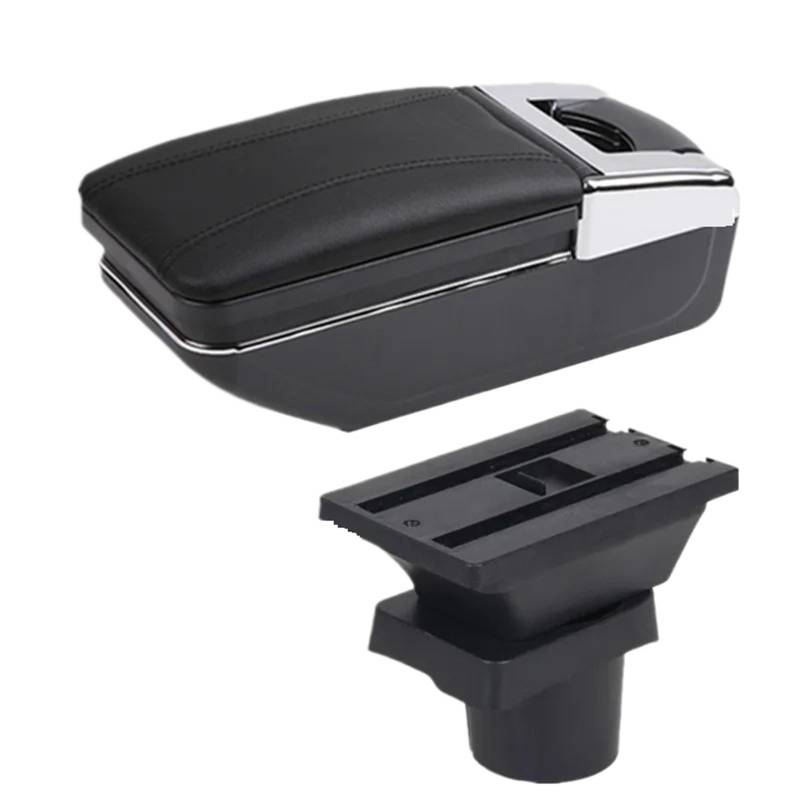 Armlehnenbox Für Seat Für MiiI Aufbewahrungsarmlehnenbox Autoarmlehnen-Aufbewahrungsbox Spezielles Nachrüst-Autozubehör Mittelarmlehne(A2 Black line NO USB) von TjOta