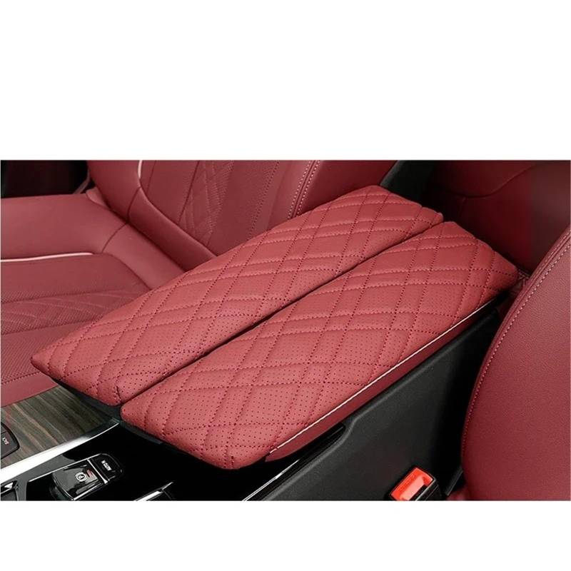 Armlehnenbox Für Series5 G30 G38 F10 F11 F18 F15 F16 G05 G07 Für X5 Für X6 Für X7 LHD 2 STÜCKE Auto Mittelarmlehne Box Konsolenabdeckung Auto Styling Zubehör Mittelarmlehne(F*10 F*11 F*18 Brown) von TjOta