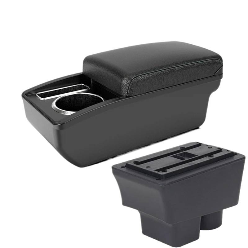 Armlehnenbox Für Skoda Für Fabia 2 2008-2014 Auto Armlehne Box Nachrüstteile Aufbewahrungsbox Innenteile Autozubehör Armlehne Mittelarmlehne(A3 White line NO USB) von TjOta