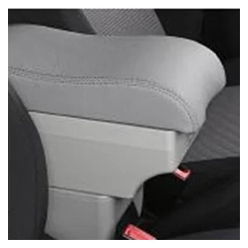 Armlehnenbox Für Subaru Für Pleo Für Plus Armlehnenbox Autoarmlehne Zentrale Aufbewahrungsbox Innenraum Nachrüstung Mit USB-Autozubehör Mittelarmlehne(C Style Gray 7USB) von TjOta