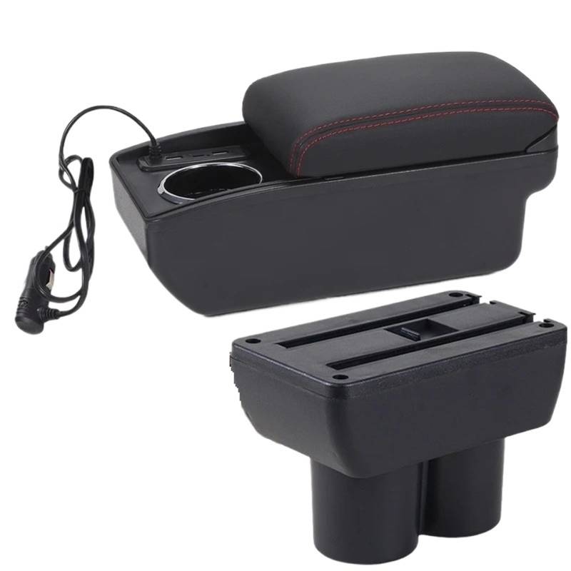 Armlehnenbox Für Suzuki Für Jimny JB23 JB43 1998-2017 Autoarmlehne Nachrüstteile Getränkehalter Aufbewahrungsbox Autozubehör Armlehnenbox Mittelarmlehne(A1 Fast Charging*) von TjOta