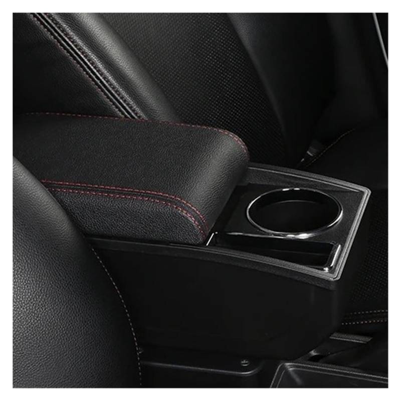 Armlehnenbox Für Suzuki Für Vitara Armlehne Aufbewahrungsbox Wasserbecherhalter Innenmodifikation Zubehör Armlehne Mittelarmlehne(C2 red line) von TjOta