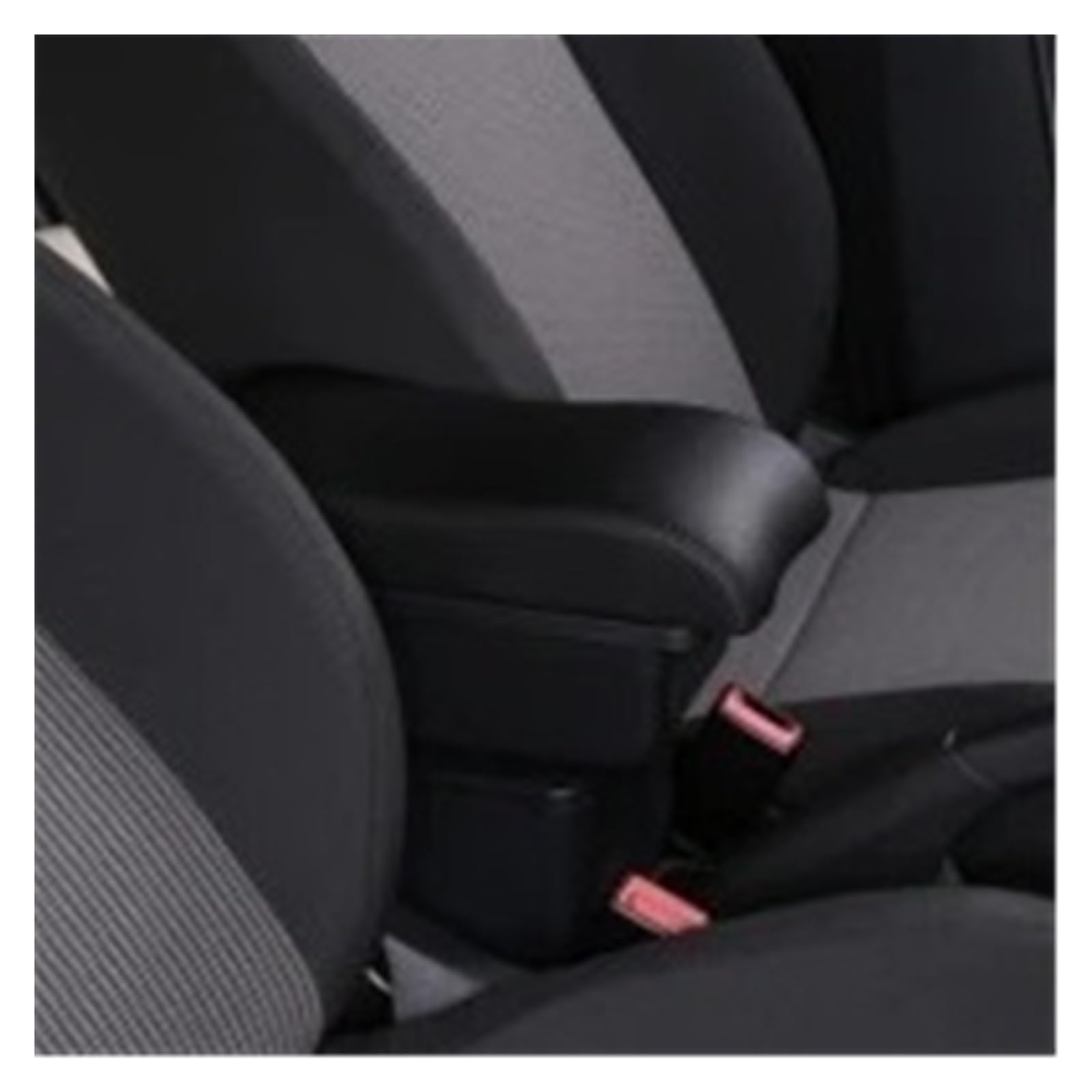 Armlehnenbox Für Toyota Für RAV4 Armlehnenbox Mittelkonsole Zentralspeicher Inhaltsspeicher Mit Getränkehalter Produkte Armlehne Mittelarmlehne(A-Black Black line) von TjOta