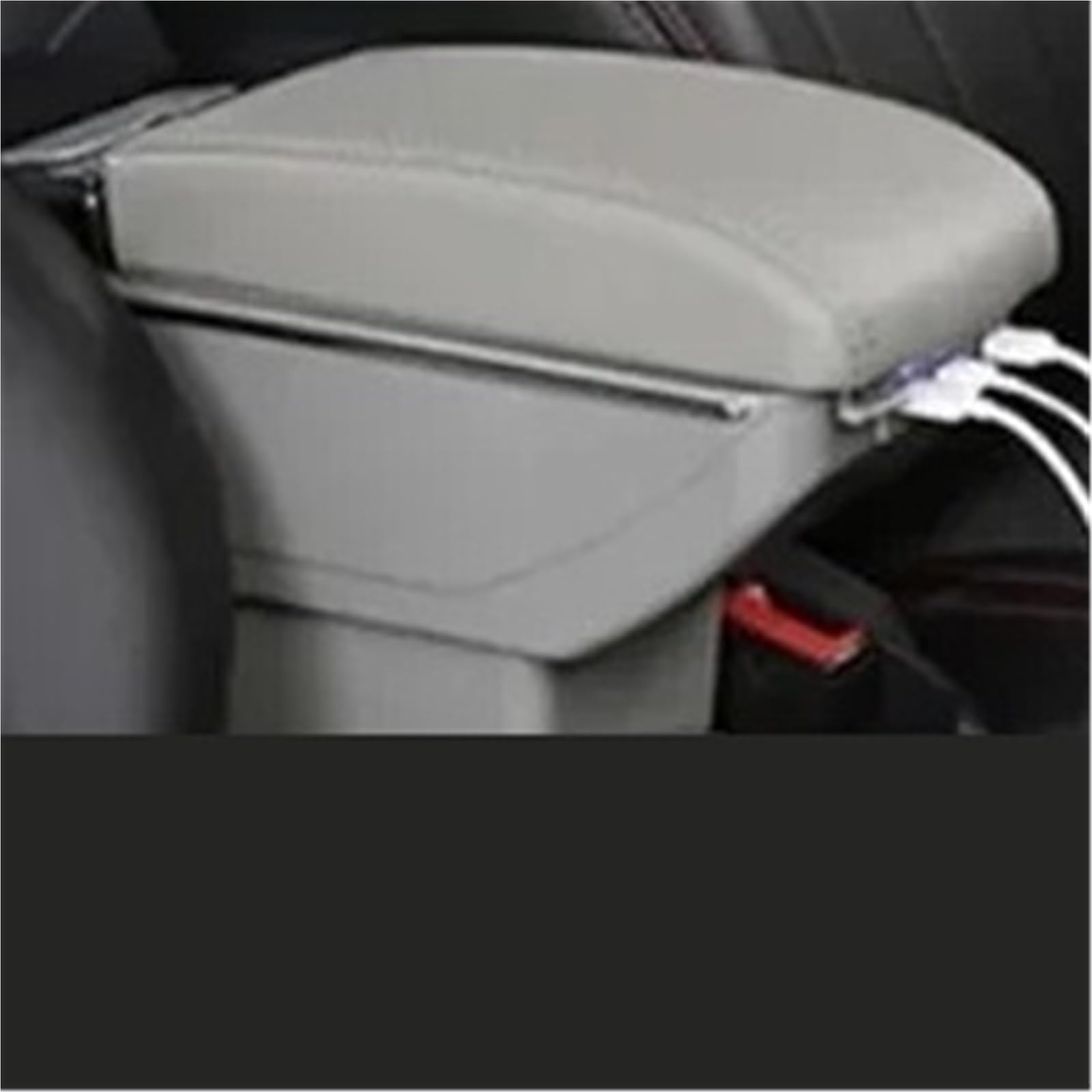 Armlehnenbox Für VW Für Polo Für AMEO 2009-2020 V Für Vivo Autoarmlehne Zentrale Aufbewahrungsbox Mit USB-Autozubehör Armlehnenbox Mittelarmlehne(C Gray 7USB) von TjOta