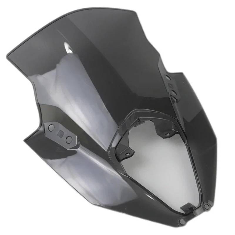 Für Kawasaki Für Ninja 650 EX650 ER-6F ER6F Für Ninja650 ER 6F 2020 2021 2022 2023 2024 Bildschirm Motorcycl Windschutzscheibe Windschutz Schwarz Motorrad Frontscheibe Windschild(Grey) von TjOta