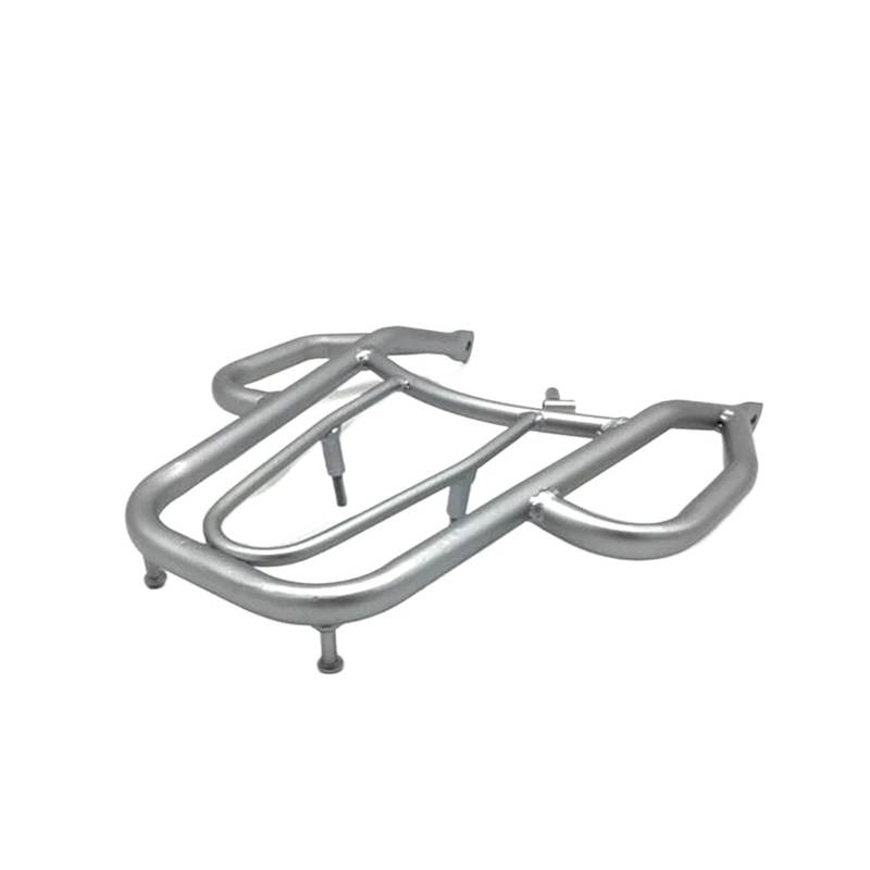 Für Suzuki Für DRZ-400 E/S/SM Für DRZ400 Für DRZ400E 2000-2015 Motorradgriff Flügelstil Rücksitzgepäckträger Gepäckablage Halter Rack Lager Motorrad Gepäckträger Hinten(Silver) von TjOta