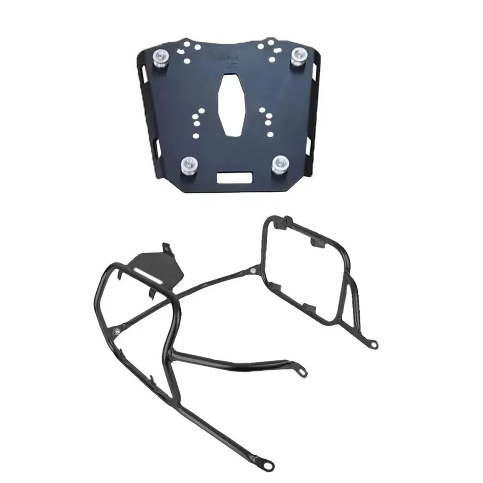 Für VOGE Für 525DSX Für DSX500 Für DSX525 Für 500DSX Für DS525X Für DS500X 2023 2024 Motorrad-Gepäckträgerhalterung Seitenrahmen-Gepäckträger Motorrad Gepäckträger Hinten(Black 1 Set) von TjOta