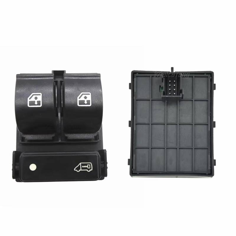 Auto Fenster Schalter Dreifach-Schalter-Steuertaste Für Elektrische Fensterheber Für FIAT Für Ducato Für Jumper II Für Peugeot Für Boxer II Für Doblo 735421419(Black Back) von Tjxtixle
