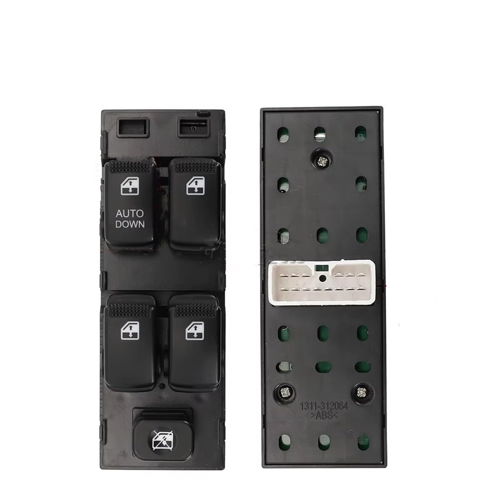 Auto Fenster Schalter Für 2003-2011 Für Hyundai Für Getz Für Matrix Für Kia Für Carens 2002-2005 93570-1C110 93580-2E000 Autofenster-Steuerschalter Glasknopf(Auto Down Left Drive) von Tjxtixle