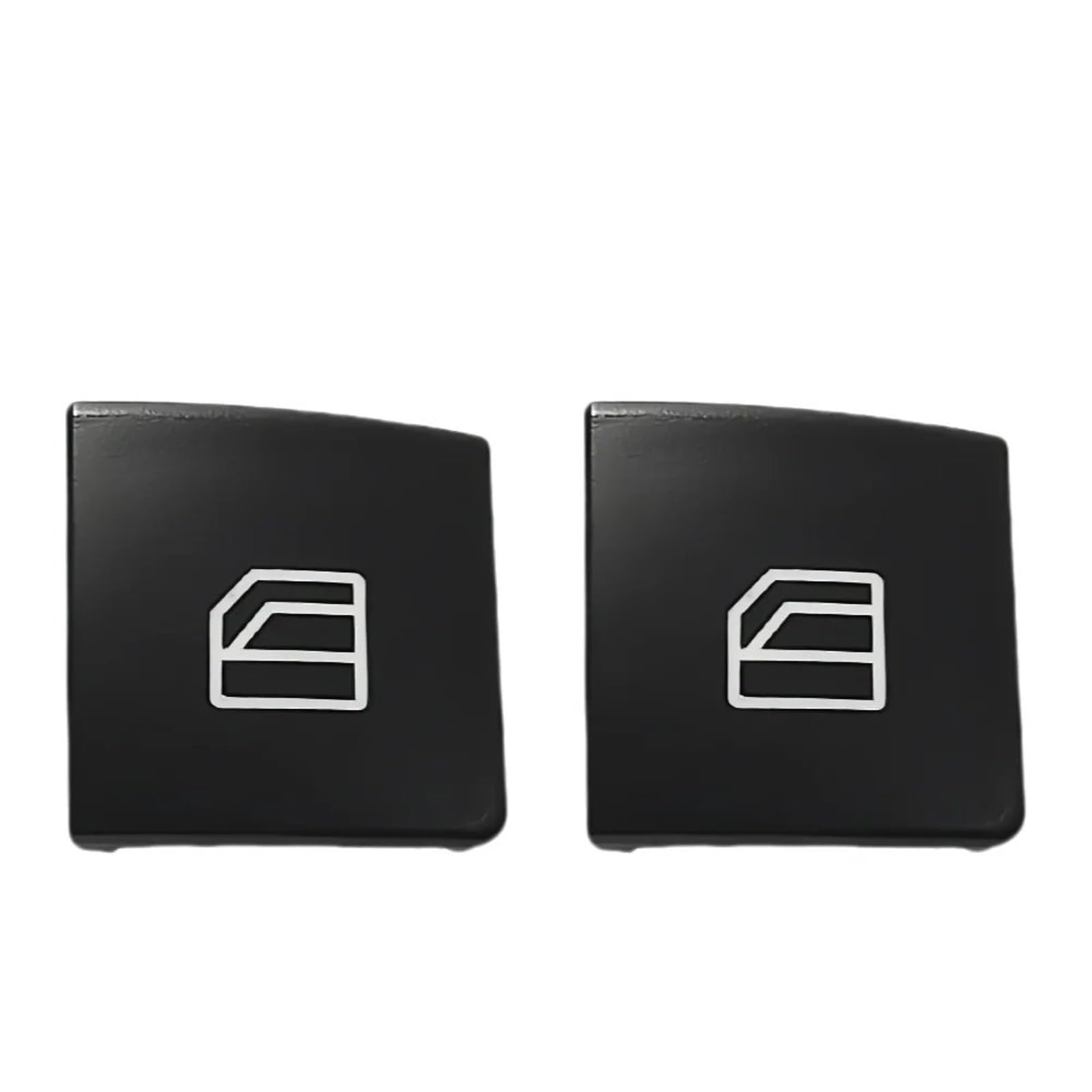 Auto Fenster Schalter Für Benz C GLK E W204 1-2-teiliger Autofensterheberknopf Autoglasheber-Leistungssteuerknopf Fensterhauptschalterkappen(2xNumber 4) von Tjxtixle