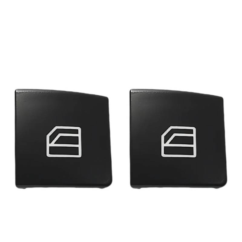 Auto Fenster Schalter Für Benz C GLK E W204 1-2-teiliger Autofensterheberknopf Autoglasheber-Leistungssteuerknopf Fensterhauptschalterkappen(2xNumber 4) von Tjxtixle