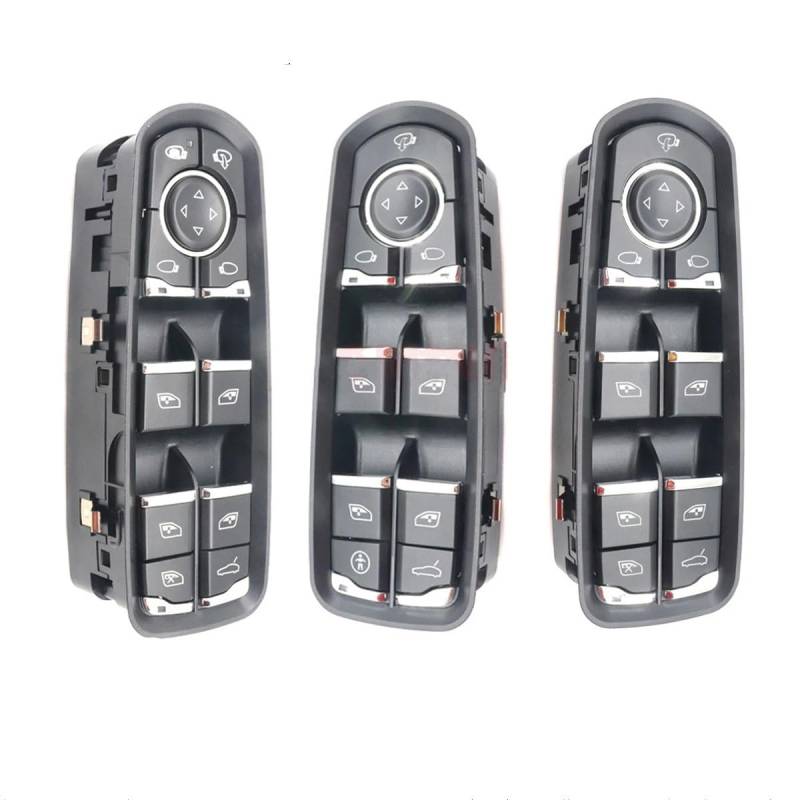 Auto Fenster Schalter Für Cayenne Für Macan Für Panamera 2010-2022 7PP959858AEDML 7PP959858MDML 7PP959858RDML Auto Power Fenster Control Schalter(3Piece) von Tjxtixle