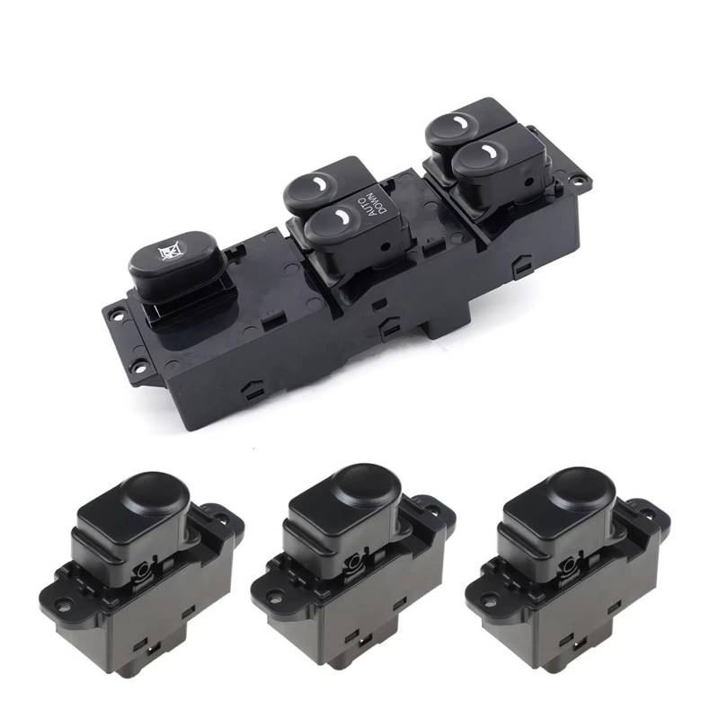 Auto Fenster Schalter Für Hyundai Für Accent Für Solaris 2013-2017 93570-1R101 93580-1R000 Vorne Links Passagier Elektrische Fenster Control Schalter Taste(Whole) von Tjxtixle