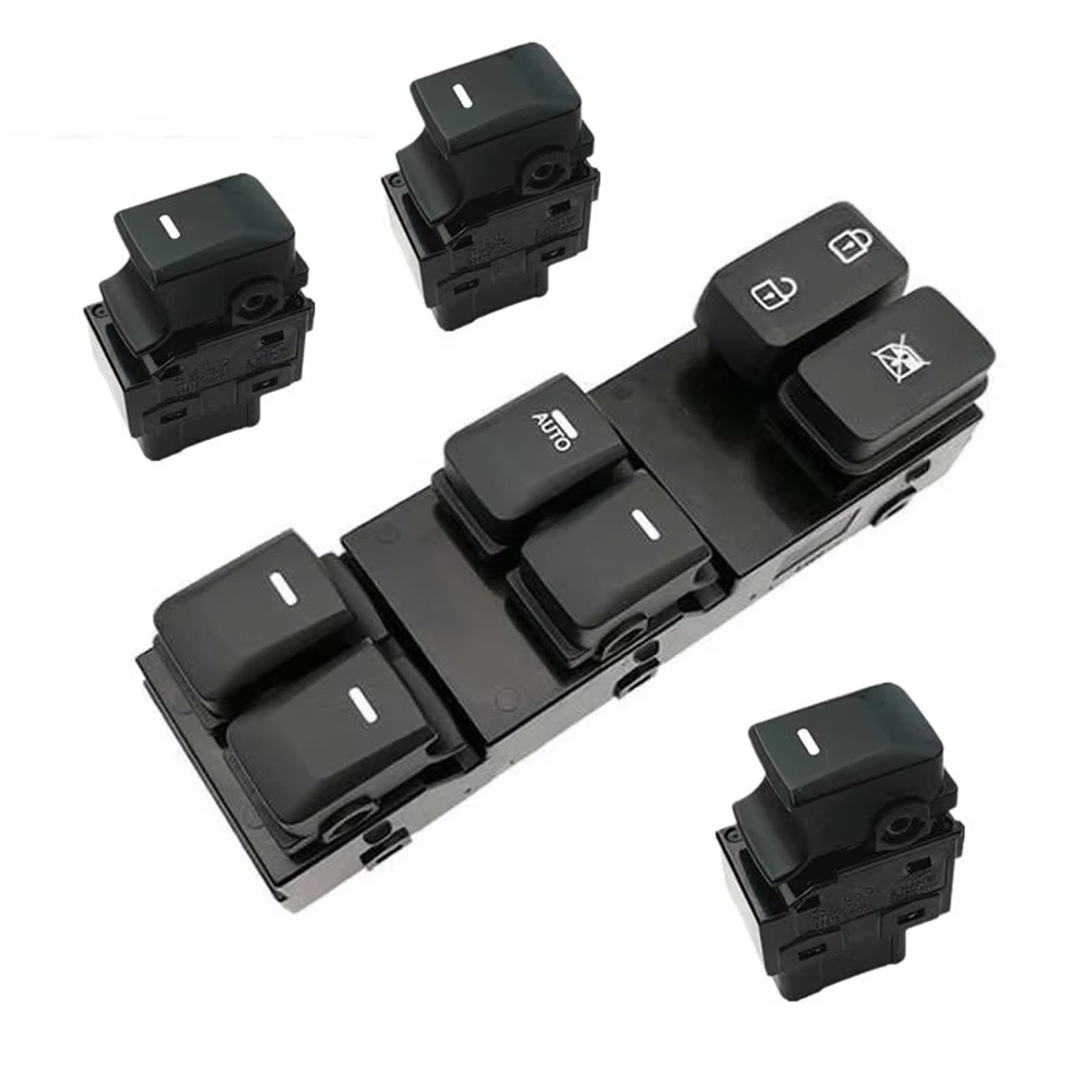 Auto Fenster Schalter Für Kia Für Sportage 2011 2012 2013 2014 2015 Auto Elektrische Fensterheber Schalter Neue Fenster Control Taste(Auto C) von Tjxtixle