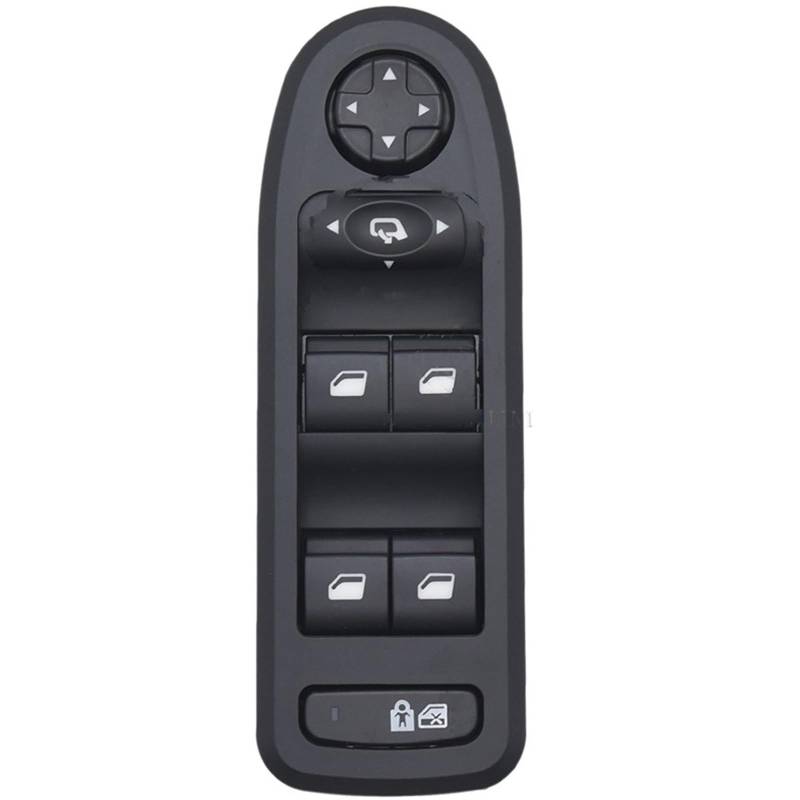 Auto Fenster Schalter Für Peugeot 308 508 2007-2013 Für Citroen Für C5 Für 2008-2013 98054508ZD 6490.QY Fenster Schalter Heber Taste Controller Zubehör(with Foldingl) von Tjxtixle