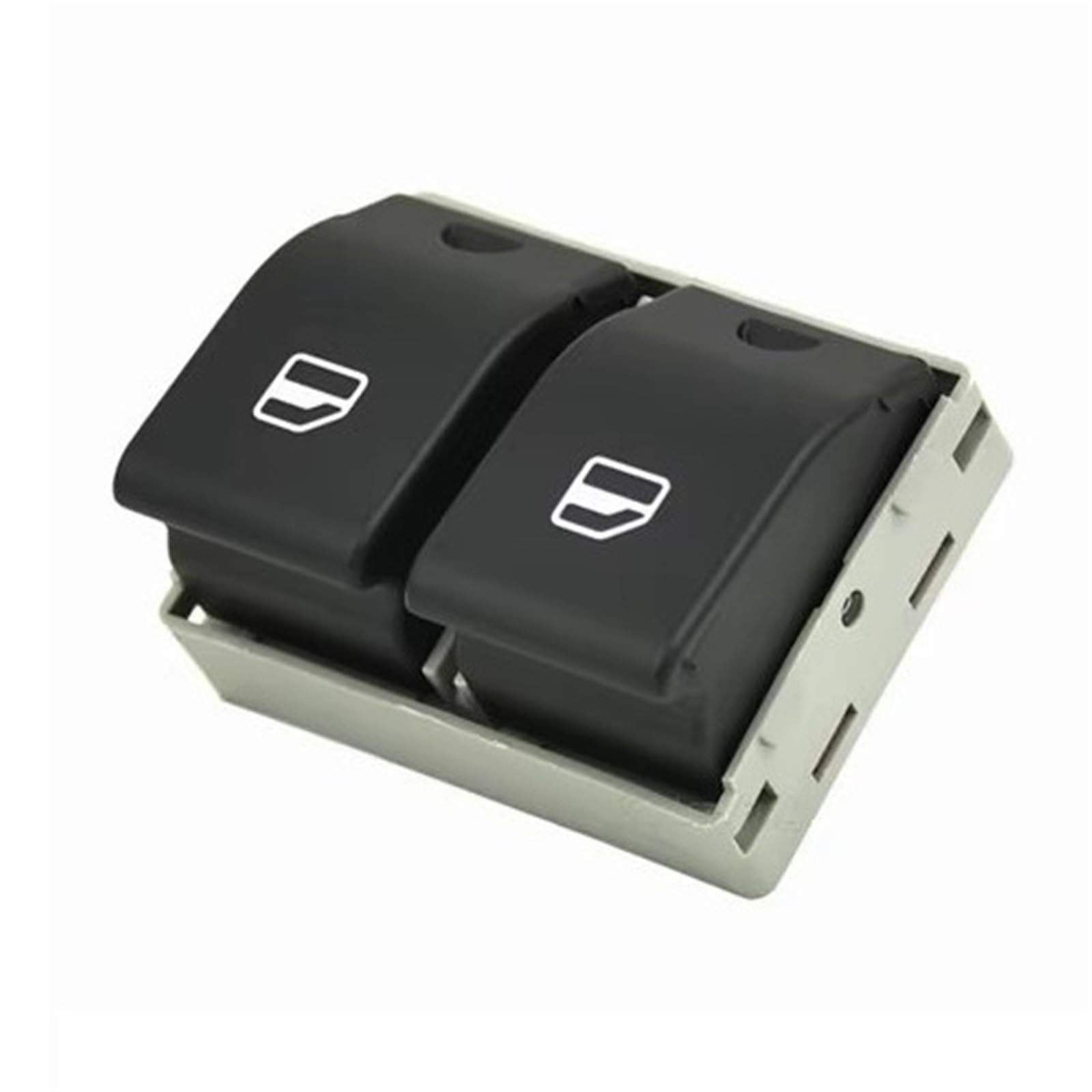 Auto Fenster Schalter Für VW Für Polo 9N 2001-2009 Für Seat Für Ibiza Für Cordoba 2002-2009 6Q0959858 4pins Power Fenster Control Heber Schalter Taste(Black basen) von Tjxtixle
