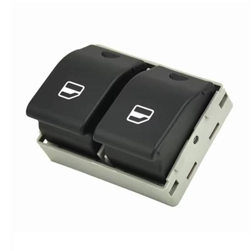 Auto Fenster Schalter Für VW Für Polo 9N 2001-2009 Für Seat Für Ibiza Für Cordoba 2002-2009 6Q0959858 4pins Power Fenster Control Heber Schalter Taste(Black basen) von Tjxtixle