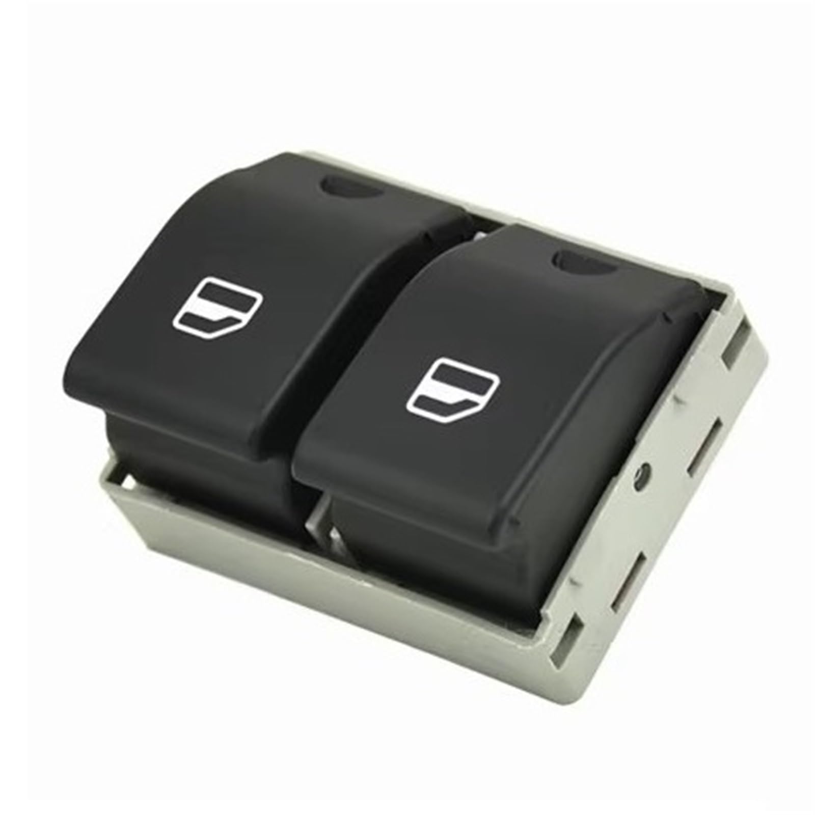 Auto Fenster Schalter Für VW Für Polo 9N 2001-2009 Für Seat Für Ibiza Für Cordoba 2002-2009 6Q0959858 4pins Power Fenster Control Heber Schalter Taste(Brown Base) von Tjxtixle